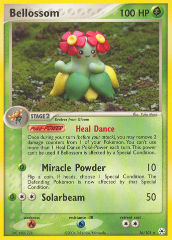 Pokemon | Bellossom (16/101) [EX: Hidden Legends] | The Nerd Merchant