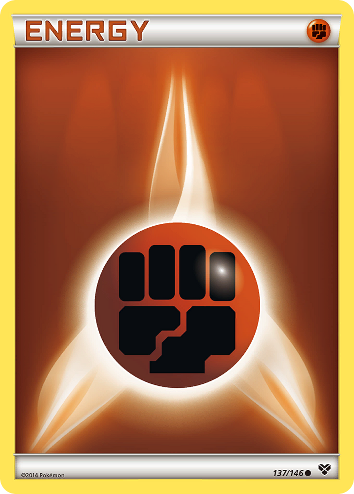 Pokemon | Fighting Energy (137/146) [XY: Base Set] | The Nerd Merchant