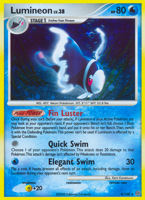 Pokemon | Lumineon (4/100) [Diamond & Pearl: Stormfront] | The Nerd Merchant
