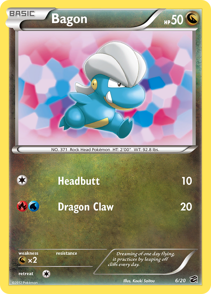 Pokemon | Bagon (6/20) [Black & White: Dragon Vault] | The Nerd Mechant