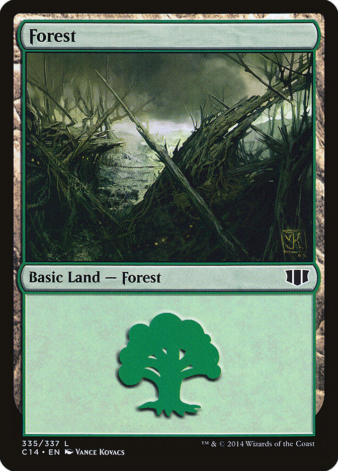 Magic | Forest (335) [Commander 2014] | The Nerd Merchant