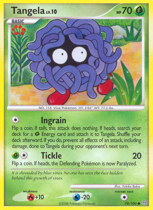 Pokemon | Tangela (78/100) [Diamond & Pearl: Stormfront] | The Nerd Merchant
