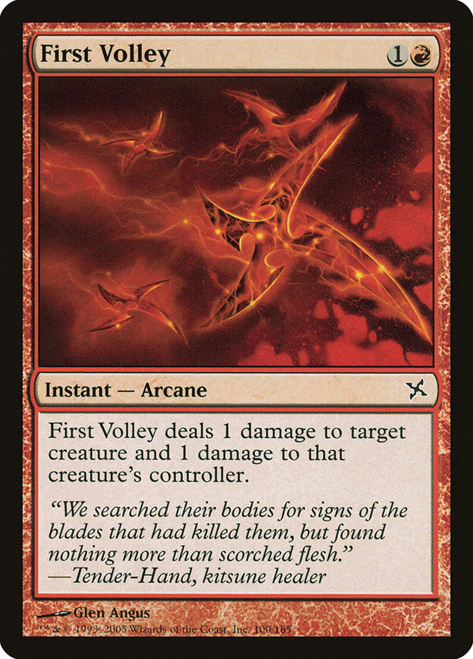 Magic | First Volley [Betrayers of Kamigawa] | The Nerd Merchant