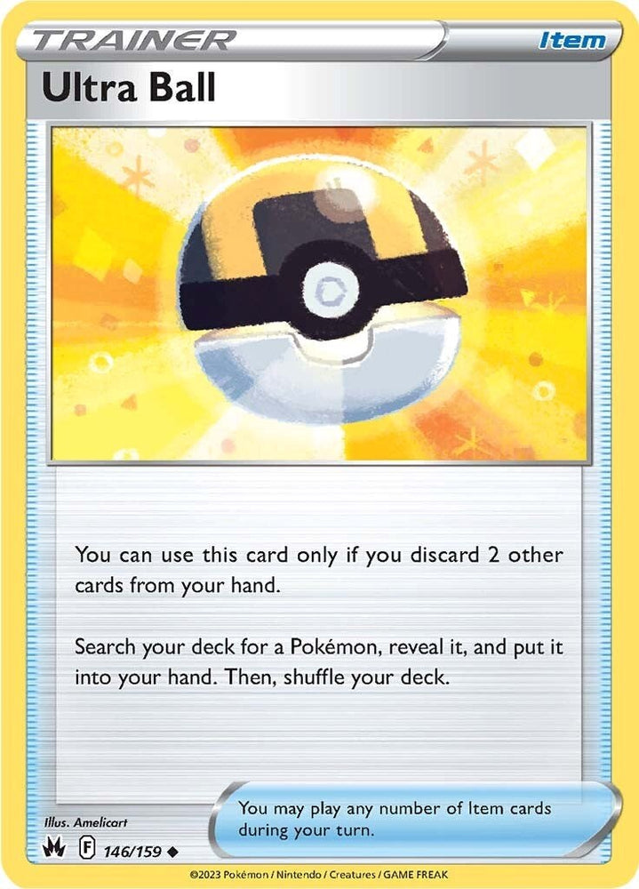 Pokemon | Ultra Ball (146/159) [Sword & Shield: Crown Zenith] | The Nerd Merchant