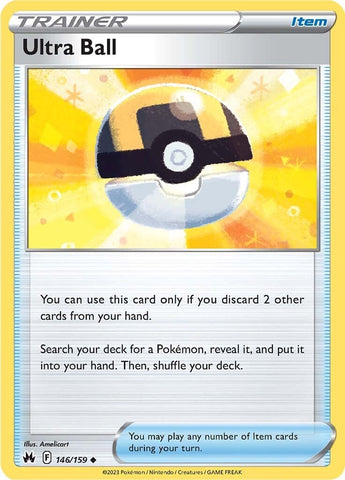 Pokemon | Ultra Ball (146/159) [Sword & Shield: Crown Zenith] | The Nerd Merchant
