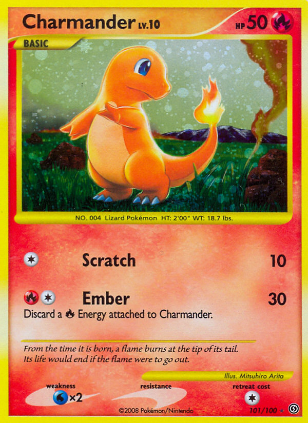 Pokemon | Charmander (101/100) [Diamond & Pearl: Stormfront] | The Nerd Merchant