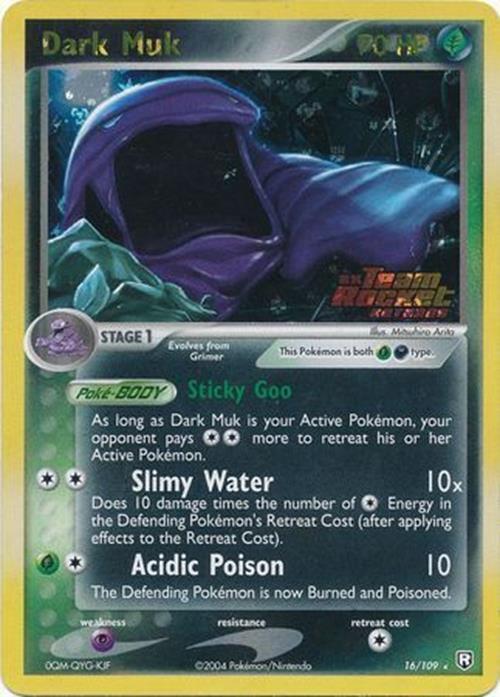 Pokemon | Dark Muk (16/109) (Stamped) [EX: Team Rocket Returns] | The Nerd Merchant