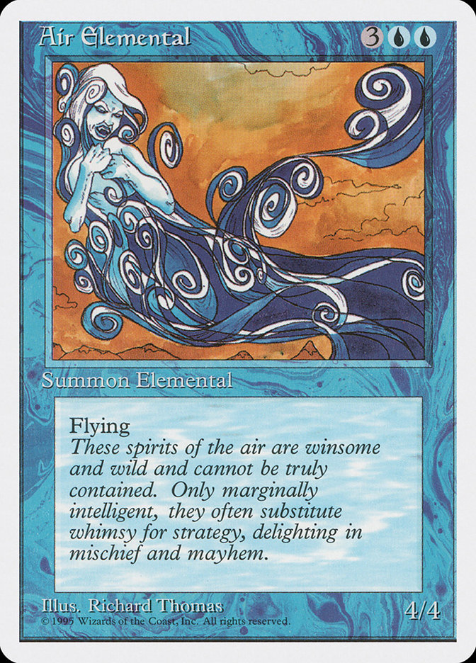 Magic | Air Elemental [Fourth Edition] | The Nerd Merchant