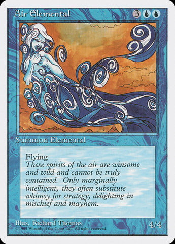 Magic | Air Elemental [Fourth Edition] | The Nerd Merchant