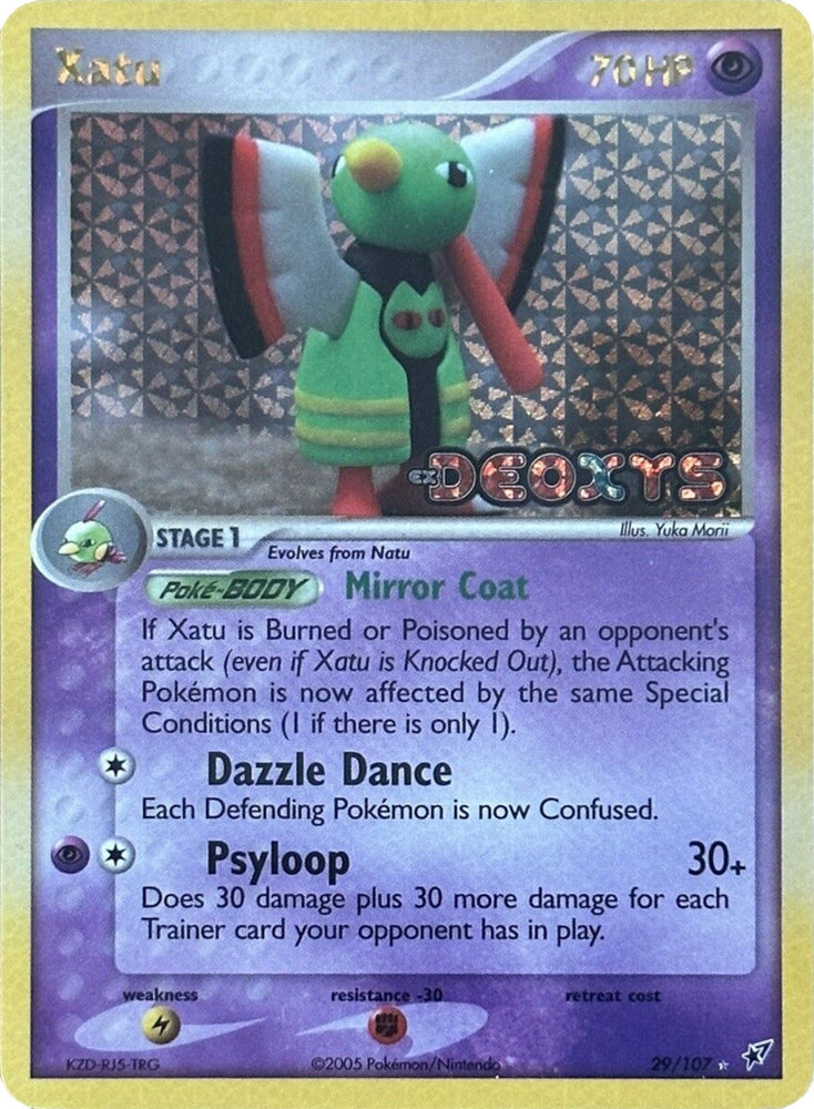 Pokemon | Xatu (29/107) (Stamped) [EX: Deoxys] | The Nerd Merchant