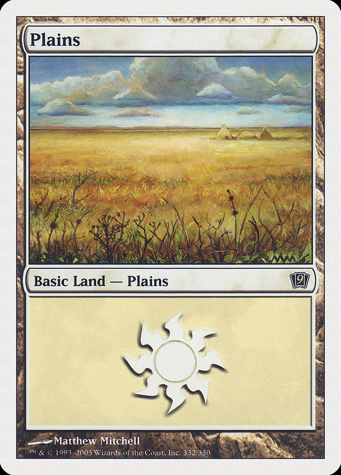 Magic | Plains (332) [Ninth Edition] | The Nerd Merchant