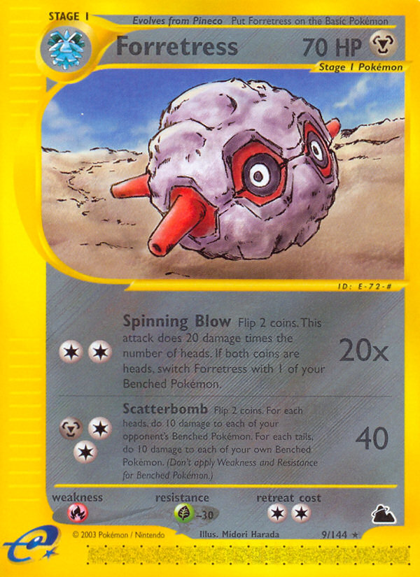 Pokemon | Forretress (9/144) [Skyridge] | The Nerd Merchant