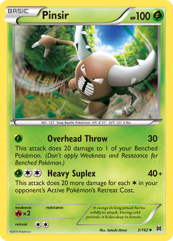 Pokemon | Pinsir (3/162) [XY: BREAKthrough] | The Nerd Merchant