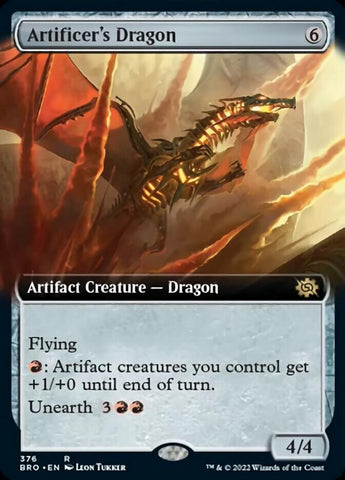 Magic | Artificer's Dragon (Extended Art) [The Brothers' War] | The Nerd Merchant