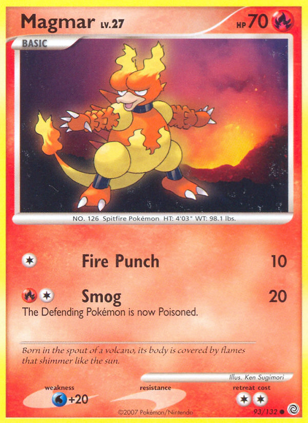 Pokemon | Magmar (93/132) [Diamond & Pearl: Secret Wonders] | The Nerd Merchant