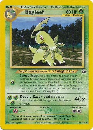 Pokemon | Bayleef (29/111) [Neo Genesis Unlimited] | The Nerd Merchant