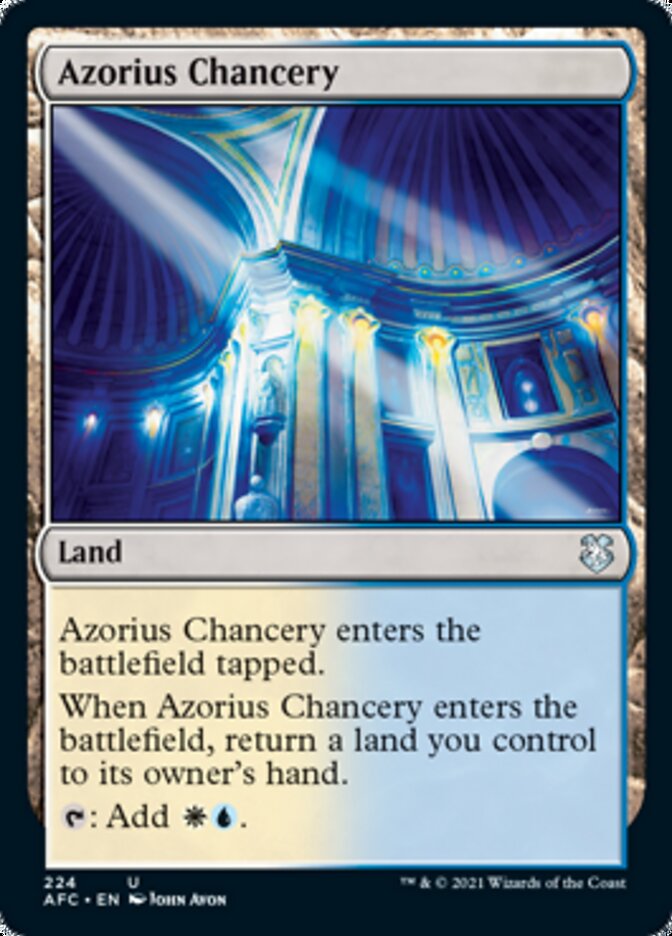 Magic | Azorius Chancery [Dungeons & Dragons: Adventures in the Forgotten Realms Commander] | The Nerd Merchant