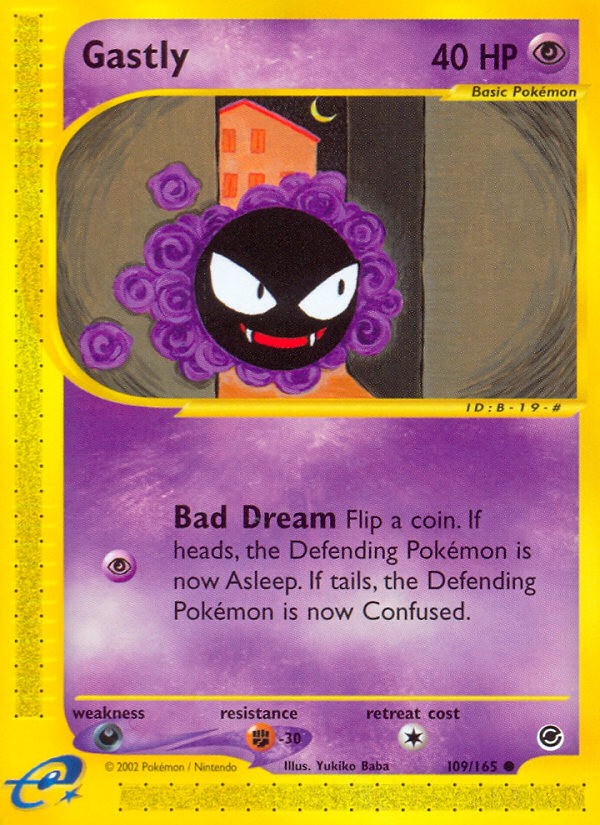 Pokemon | Gastly (109/165) [Expedition: Base Set] | The Nerd Merchant