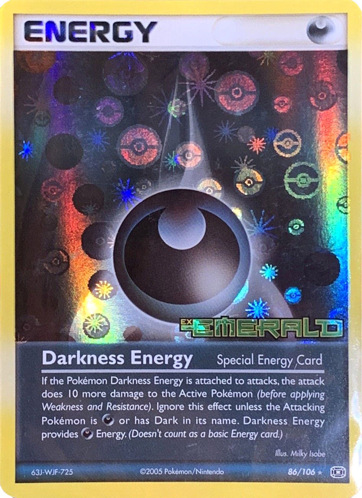 Pokemon | Darkness Energy (86/106) (Stamped) [EX: Emerald] | The Nerd Merchant