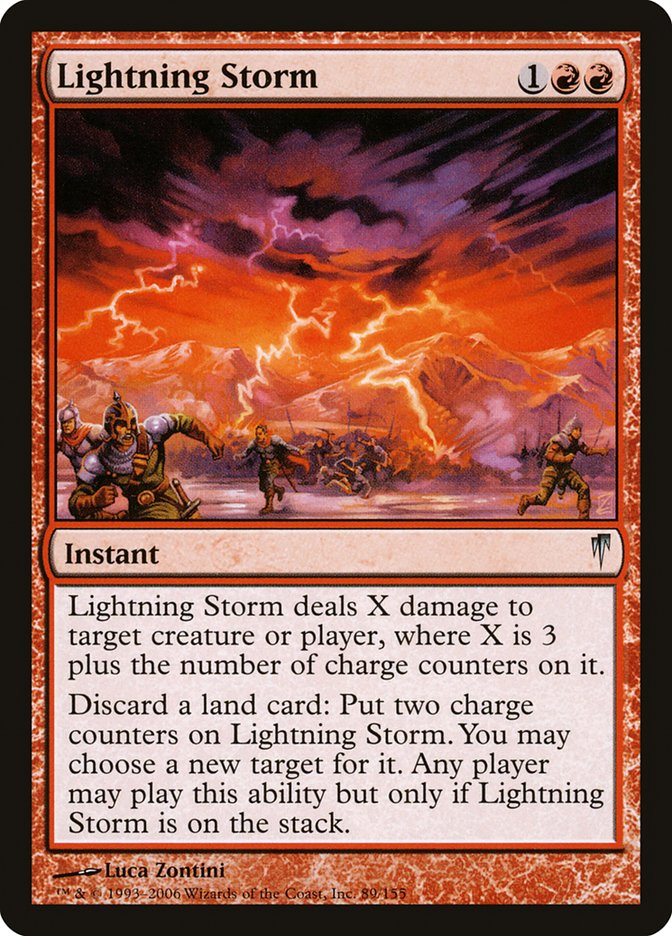 Magic | Lightning Storm [Coldsnap] | The Nerd Merchant