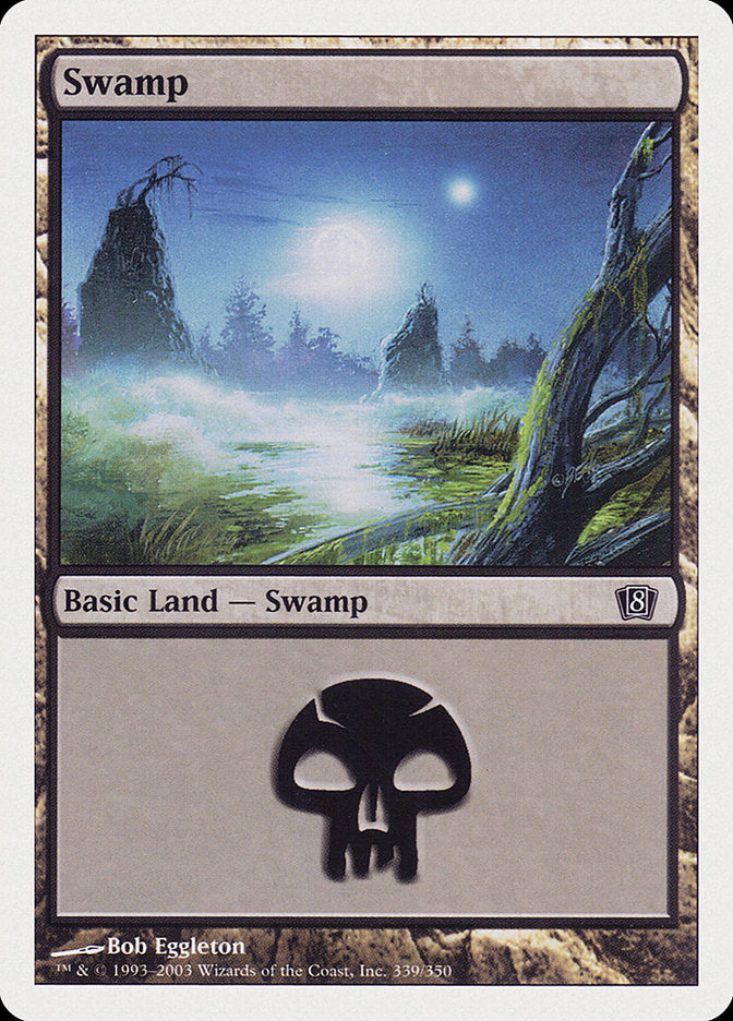 Magic | Swamp (339) [Eighth Edition] | The Nerd Merchant