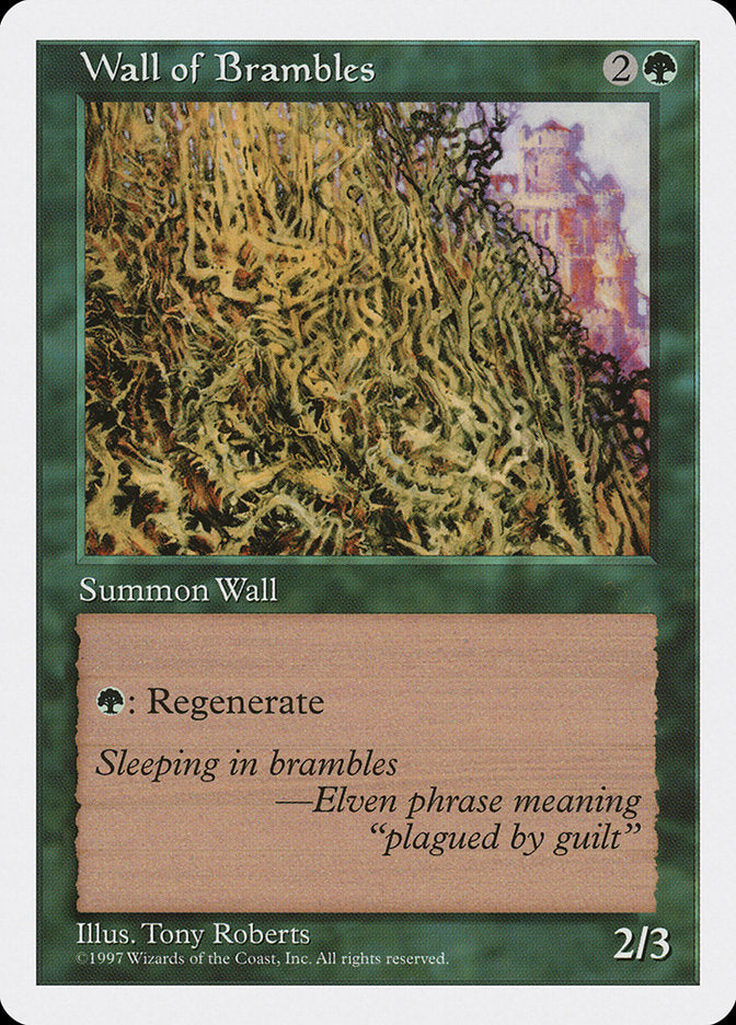 Magic | Wall of Brambles [Fifth Edition] | The Nerd Merchant