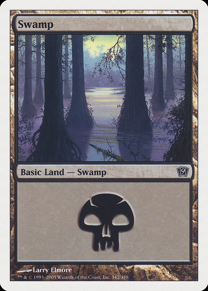 Magic | Swamp (342) [Ninth Edition] | The Nerd Merchant