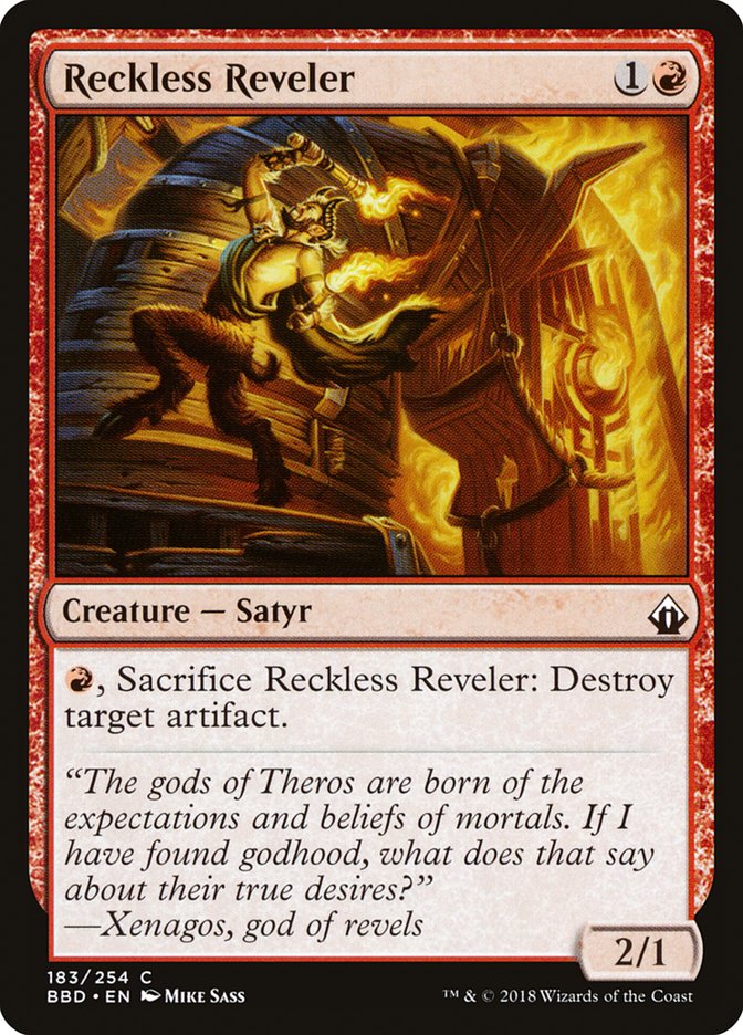Magic | Reckless Reveler [Battlebond] | The Nerd Merchant