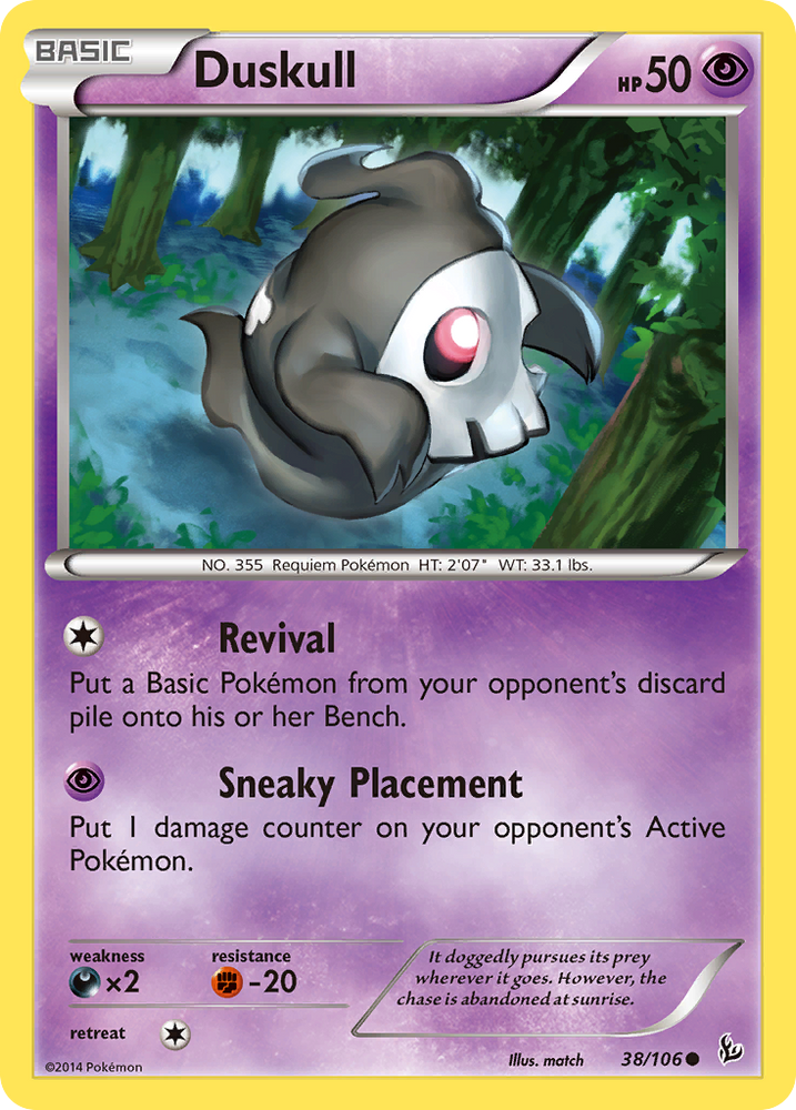 Pokemon | Duskull (38/106) [XY: Flashfire] | The Nerd Merchant