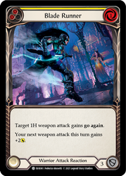 Flesh and Blood TCG | Blade Runner (Yellow) [EVR061] (Everfest)  1st Edition Rainbow Foil | The Nerd Merchant