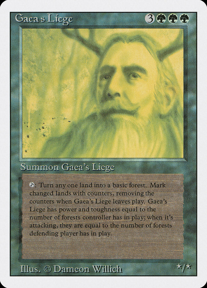 Magic | Gaea's Liege [Revised Edition] | The Nerd Merchant