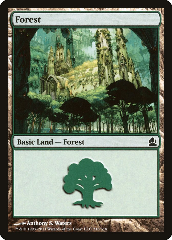 Magic | Forest (318) [Commander 2011] | The Nerd Merchant