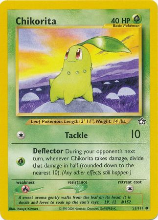 Pokemon | Chikorita (53/111) [Neo Genesis Unlimited] | The Nerd Merchant
