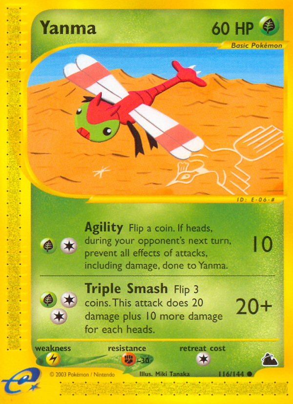 Pokemon | Yanma (116/144) [Skyridge] | The Nerd Merchant