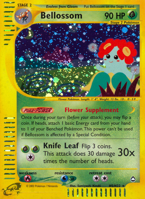 Pokemon | Bellossom (H5/H32) [Aquapolis] | The Nerd Merchant