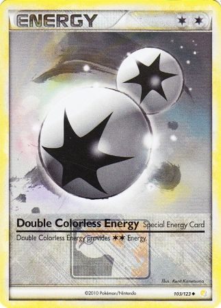 Pokemon | Double Colorless Energy (103/123) (League Promo) [HeartGold & SoulSilver: Base Set] | The Nerd Merchant