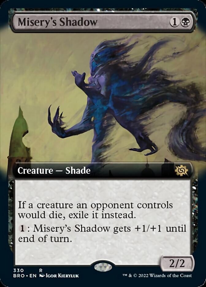 Magic | Misery's Shadow (Extended Art) [The Brothers' War] | The Nerd Merchant