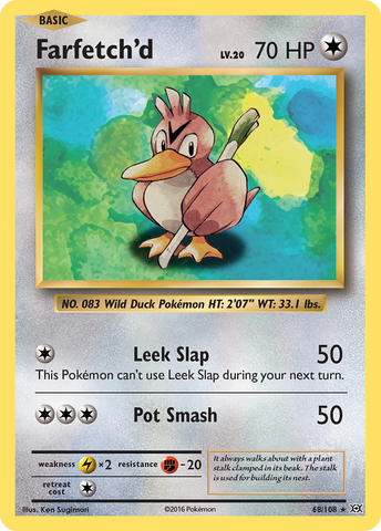 Pokemon | Farfetch'd (68/108) [XY: Evolutions] | The Nerd Merchant