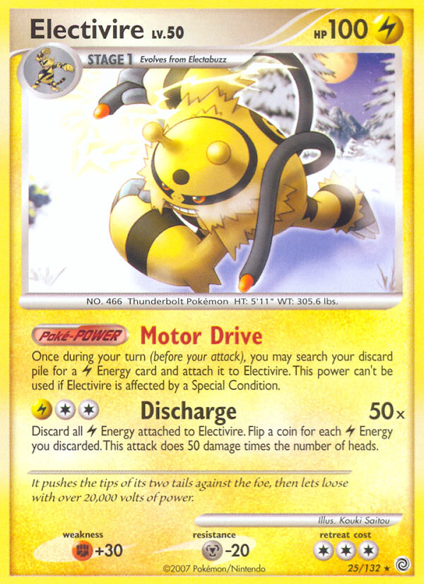 Pokemon | Electivire (25/132) [Diamond & Pearl: Secret Wonders] | The Nerd Merchant