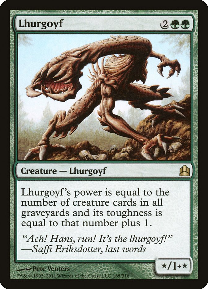 Magic | Lhurgoyf [Commander 2011] | The Nerd Merchant