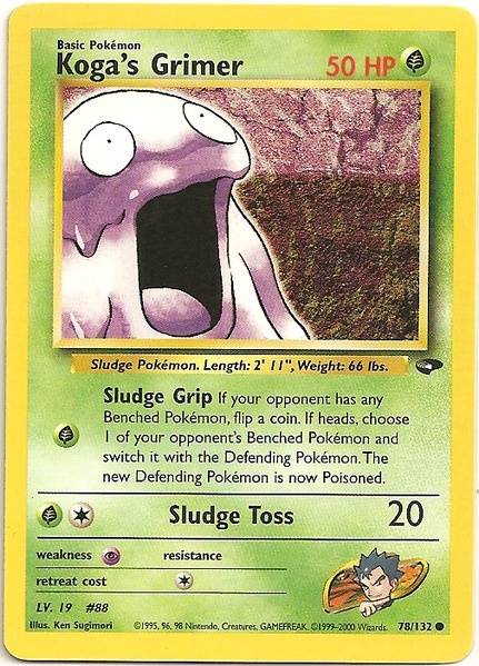 Pokemon | Koga's Grimer (78/132) [Gym Challenge Unlimited] | The Nerd Merchant