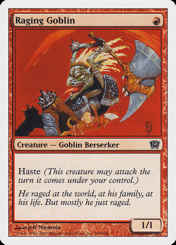 Magic | Raging Goblin [Ninth Edition] | The Nerd Merchant
