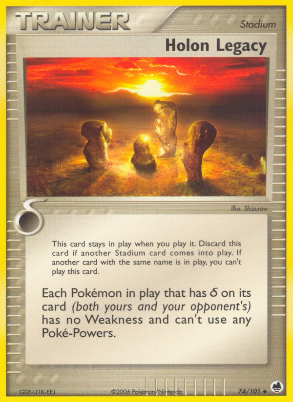 Pokemon | Holon Legacy (74/101) [EX: Dragon Frontiers] | The Nerd Merchant