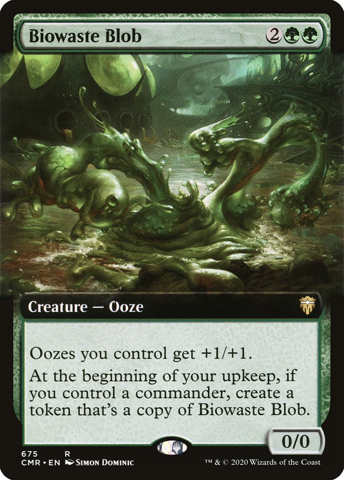 Magic | Biowaste Blob (Extended Art) [Commander Legends] | The Nerd Merchant