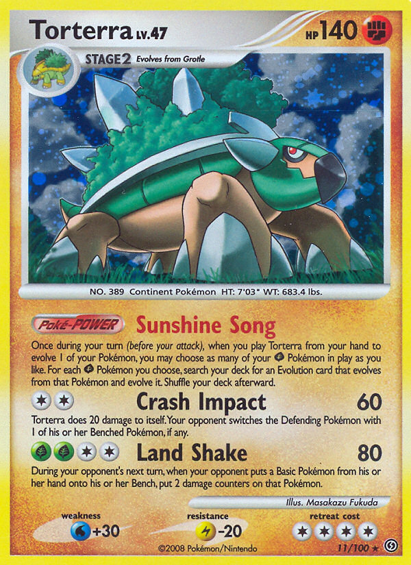 Pokemon | Torterra (11/100) [Diamond & Pearl: Stormfront] | The Nerd Merchant