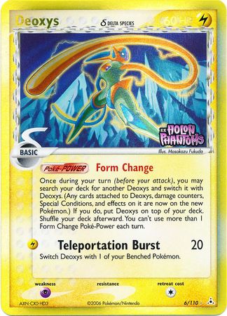 Pokemon | Deoxys (6/110) (Delta Species) (Stamped) [EX: Holon Phantoms] | The Nerd Merchant