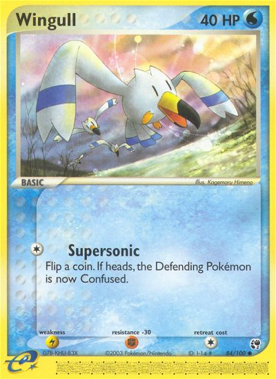 Pokemon | Wingull (84/100) [EX: Sandstorm] | The Nerd Merchant