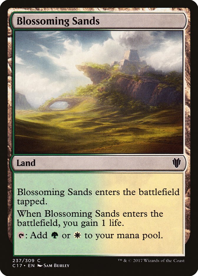 Magic | Blossoming Sands [Commander 2017] | The Nerd Merchant