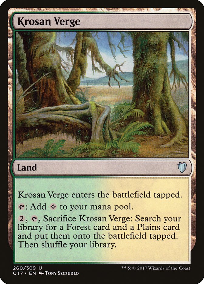 Magic | Krosan Verge [Commander 2017] | The Nerd Merchant