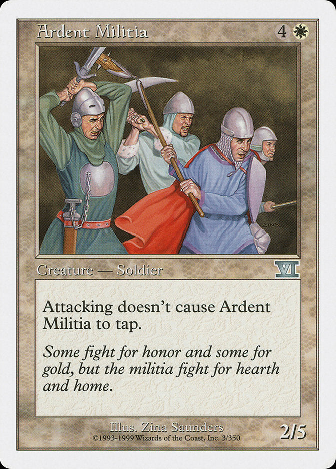 Magic | Ardent Militia [Classic Sixth Edition] | The Nerd Merchant
